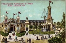 Cartolina CPA MILANO Trasporti