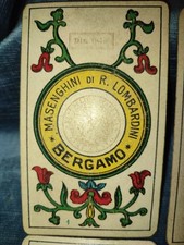 Tarocchi piemontesi Masenghini Bergamo 1949  Mazzo  Completo