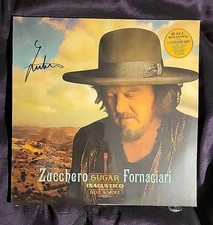 NUOVO SIGILLATO AUTOGRAFATO LP TRIPLO ZUCCHERO FORNACIARI INACUSTICO DOC 
