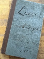 Antico libro da viaggiatore