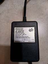SNES AC ADAPTER SUPER NINTENDO ALIMENTATORE ORIGINALE MODEL NO. NES-002E