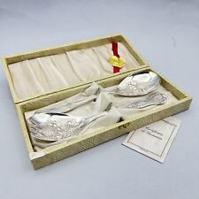 Set di Antiche Posate in argento sheffield cucchiaio forchetta da insalata '40