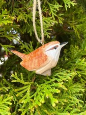 Carolina Wren ornamento in