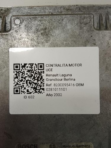0281011101 centralina motore