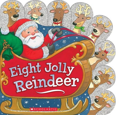 Eight jolly reindeer - jolly,