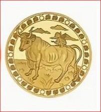 Medaglione Zodiaco Toro |