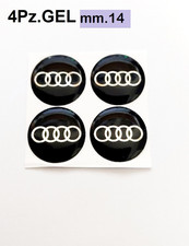 4 adesivi AUDI GEL 14. mm