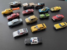 COLLEZIONE 16 MODELLINI AUTO VINTAGE Hot Wheels Matchbox Politoys Anni 60-70-80