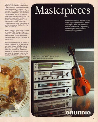Grundig 1985 stampa stereo - 1985,
