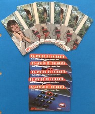 Schede Telefoniche Lotto Telecom Usate R2 Avviso Di Chiamata E Telefono Pubblico