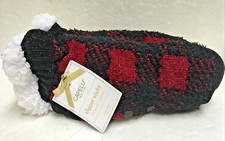 Calzini ciabatte Capelli New York taglia unica tutti i giorni con pelliccia sintetica e pinze NUOVI!!