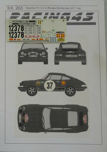 Porsche 911s 2 rally - 1/43, 2.2
