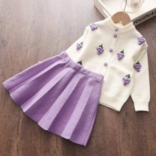 Set gonna e cardigan bambina