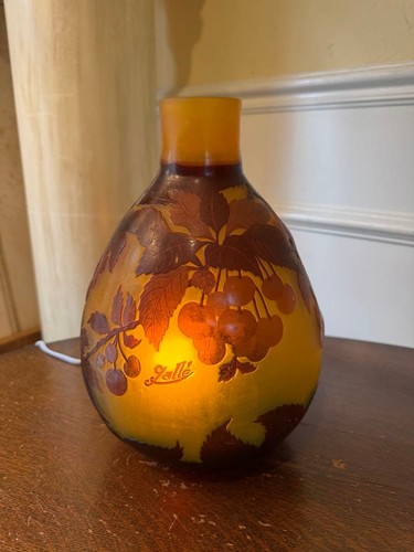 Lampada vaso stile galle - lampada,