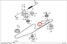 Per John Deere Scatola Cambio Trasmissione Cinghia X300R X305R X 300 305 R