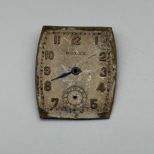 Rolex Sub Seconds Tank Quadrante Vintage Per Ricambi Riparazione Ricambi 19mm