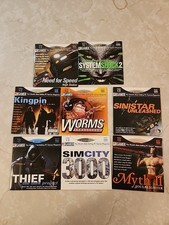 Lotto 8 dischi demo PC Gamer (4.9-5.1) Half-Life Uplink, SimCity 3000, Star Wars