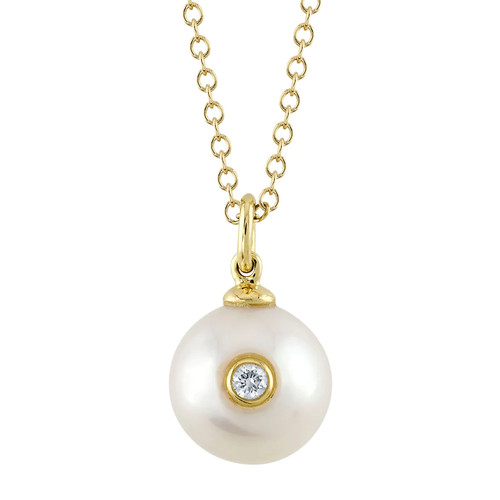 14k giallo oro perle - oro, lunetta