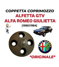COPPA RUOTA PLASTICA NERO ALFA GIULIETTA ALFETTA GTV 33 ORIGINALE 116502812000