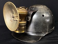 Casco da minatore vintage