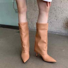 Stivali Donna Ginocchio Tacco