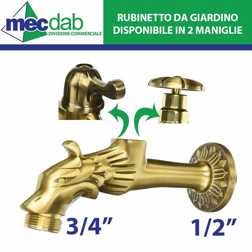 Rubinetto giardino con leva - da,