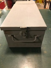 CASSETTA PORTAVALORI CASSETTA DI SICUREZZA VINTAGE EPOCA BANCA CASSAFORTE