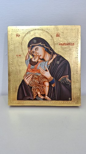 Icona sacra dipinta - dipinta, mano