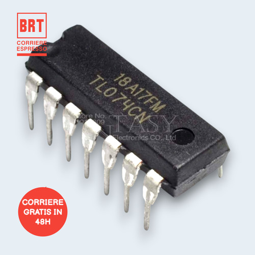 Circuito integrato tl074cn - ic,