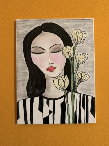 Quadro moderno dipinto mano - dipinto, a