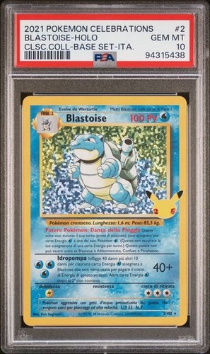 Pokemon blastoise 102 psa - 2/102, 10