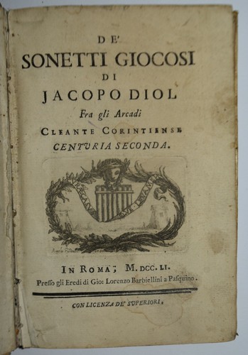 Sonetti giocosi ediz - sonetti,