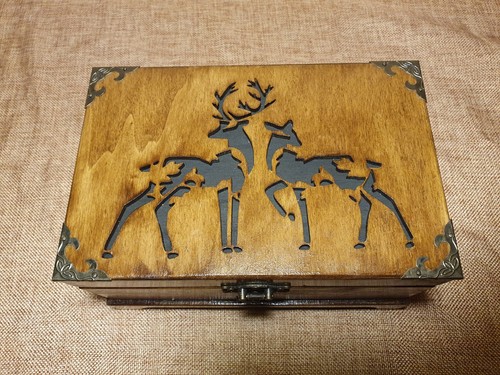 Scatola legno artigianale - legno,