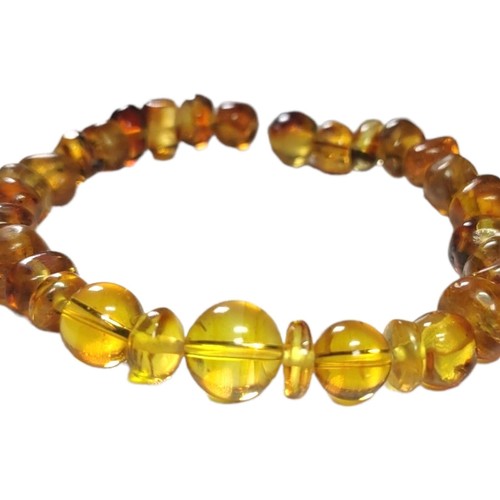 Bracciale ambra chiapas - bracciale,