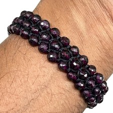 Bracciale Perline Granato