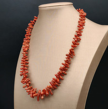 Collana donna corallo rosso di
