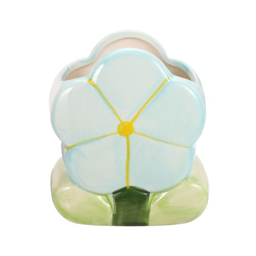 Ceramic flower pencil holder - ceramic,