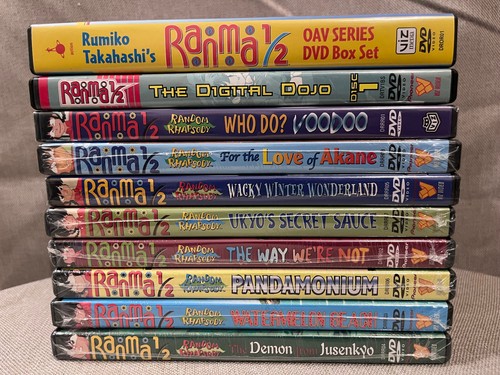 Ranma anime dvd lot - lot, of