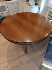 tavolo tondo salone vero mogano