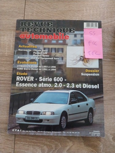 Revue technique rover 620 - technique,