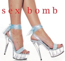 Sexy SANDALI PELLE tacco 15 n