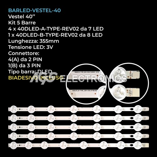 Kit barre strip led tv - kit,
