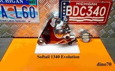 Harley Davidson pinza freno posteriore + staffa cromata x Softail 1340 Evolution