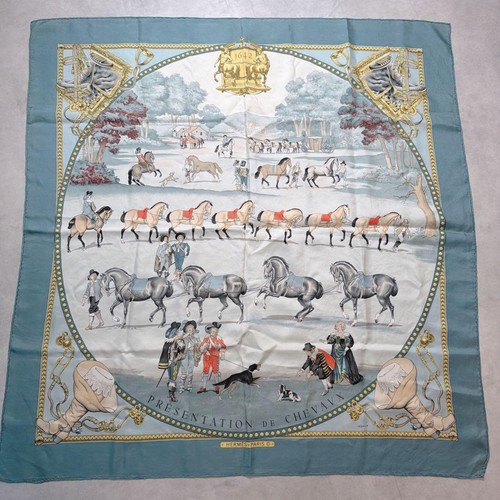 Sciarpa seta blu - seta, hermes