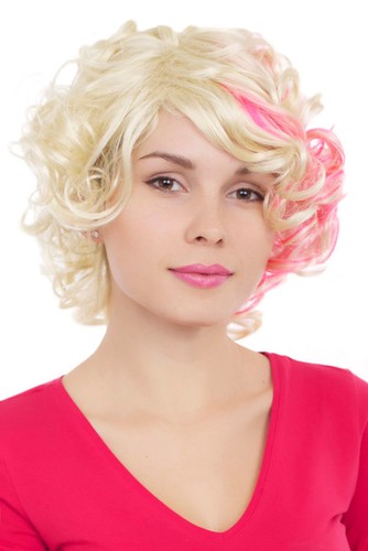 Parrucca donna riccia bionda - parrucca,