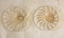 02 coppe ricambio Vetro Murano Lampadario Appliqué Lume FUME'