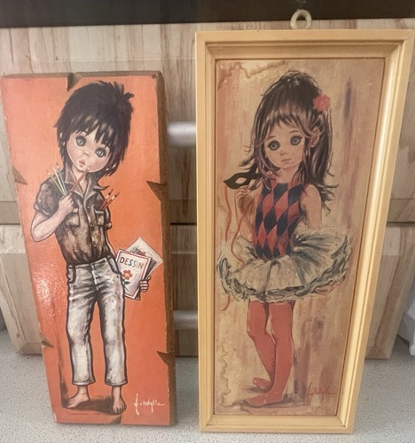 Kitsch artistico occhi - , larghi