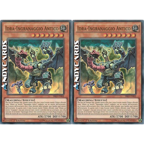 Idra ingranaggio antico - idra-ingranaggio, 2x