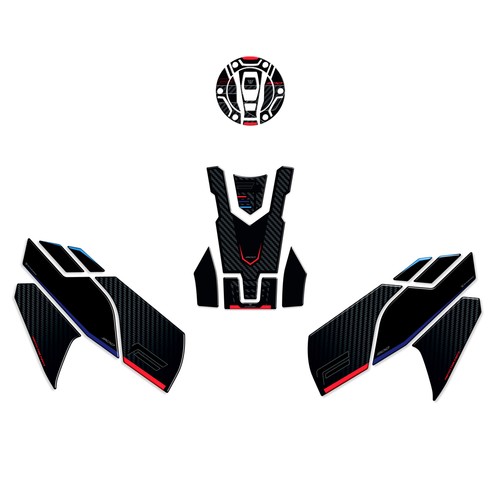 Kit adesivi serbatoio moto - kit,