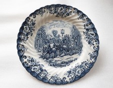  SERVIZIO 12 PIATTI PIANI SEMI PORCELLANA JOHNSON BROS COACHING SCENES